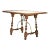 Walnut and Travertine Marble Top Table in the Spanish Baroque Taste, 1925 For Sale