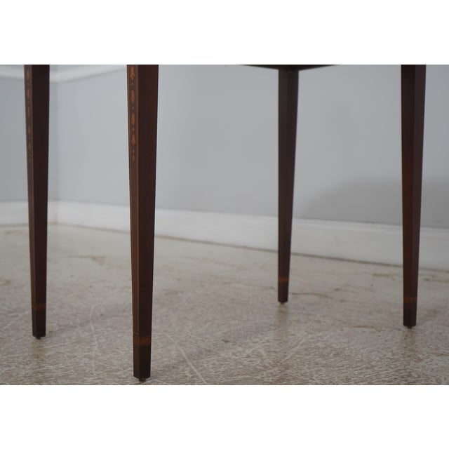Councill Craftsmen Banded Drop Side Pembroke Table For Sale - Image 14 of 18