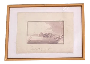 1960s Vintage of 19th Rugendas Print Framed