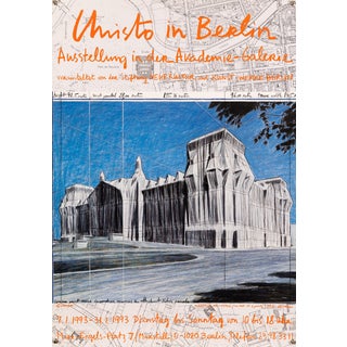 Christo in Berlin 1993 Exhibition Poster, 1980 For Sale