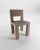 Modern Raw Chair in Brown Bouclé from Collector For Sale - Image 6 of 6