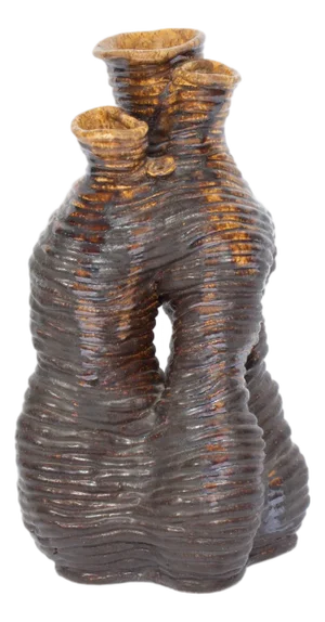 Studio Pottery Organic Vase by Newell Hillis Arnold