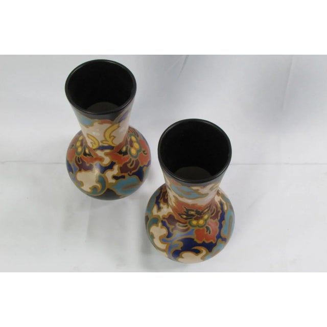Mid-Century Modern Vases by Régina Rosario for Gouda Holland, Set of 2 For Sale - Image 3 of 7