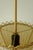 Metal 1950s Brass and Silk Pendant For Sale - Image 7 of 10