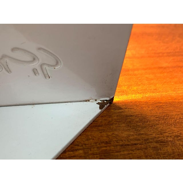 Mid-Century Space Age Italian Minimalist Tole Table Lamp by G. Grego, 1960s For Sale - Image 12 of 18