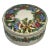 1980’s Mikasa Christmas Bouquet Porcelain Round Lidded Trinket Candy Box For Sale