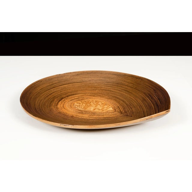 Collection of nine serving pieces, consisting of trays, dishes and bowls. Various sizes 14" x 24" is approximate size of...