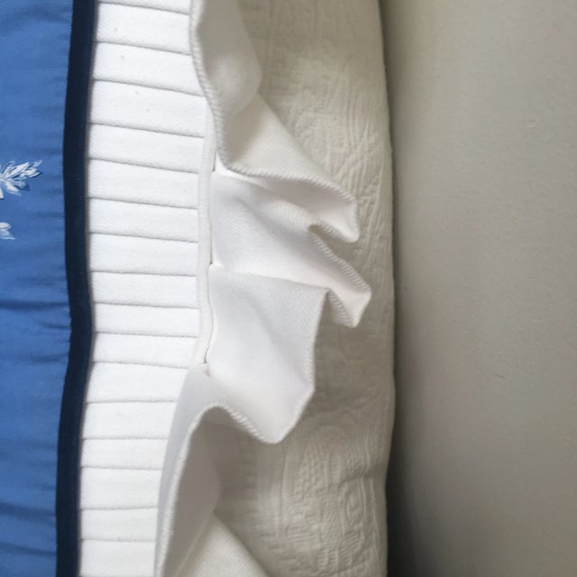 Beautiful Brunschwig and Fils Pastoral French de Jouy blue and white toile fabric used to create this pillow. 22" square...