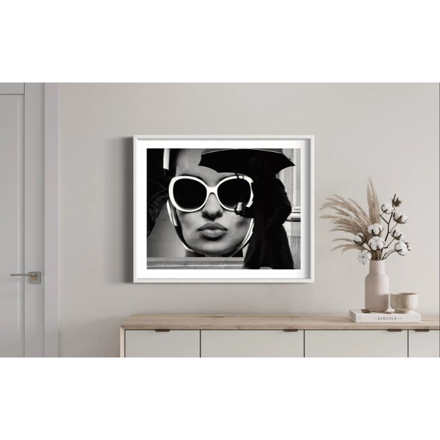 Street Art Peeping (2014) New York City Photograph (22x 28 Wood Framed) For Sale - Image 3 of 4