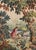 Antique French Aubusson Tapestry With Woodland Scene Surrounded by Floral Border 3'7 X 5'0 For Sale In Atlanta - Image 6 of 6