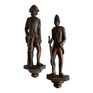 Vintage Revolutionary War Soldiers Dart Wall Decor For Sale