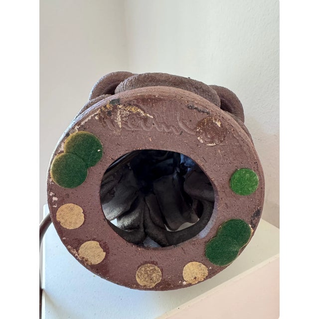 Danish Studio Pottery Ceramic Lamp, 1960s For Sale - Image 6 of 9