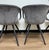 2022, Scan Design, Orion Dining Chair (Set of Four), Alu Grey Velvet & Vintage Grey Eco-Pele For Sale - Image 11 of 11