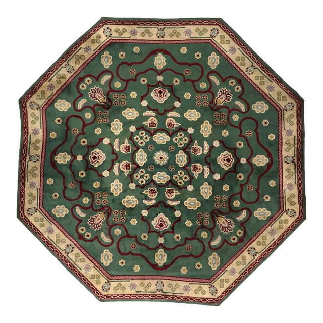 Oversized Vintage Edward Fields Octagon Rug - 16' X 16' For Sale