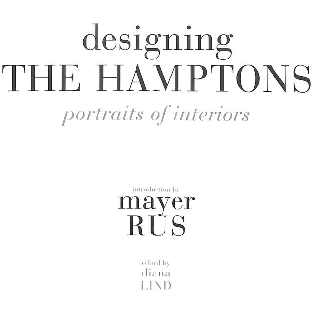 Traditional "Designing the Hamptons: Portraits of Interiors" 2006 Book For Sale - Image 3 of 12
