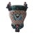 Antique Asian Porcelain Centerpiece Bowl With 5 Sculpted Figurine Handles & Feet For Sale