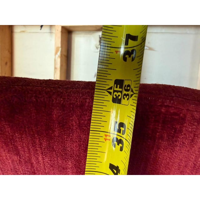 Pair of Vintage George II Queen Anne Style Shepherds Crook Library Open Armchairs by W & J Sloane For Sale - Image 13 of 18