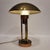 Metal Vintage Art Deco Mushroom Table Lamp in Gilt Brass, 1930s For Sale - Image 7 of 18