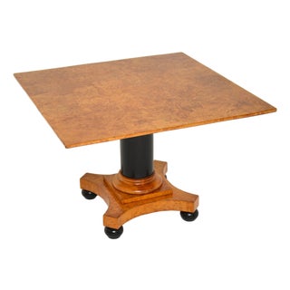 Antique Swedish Biedermeier Coffee Table, 1840s For Sale