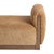 Contemporary Caramel Velvet Modern Roll Arm Bench For Sale - Image 3 of 4