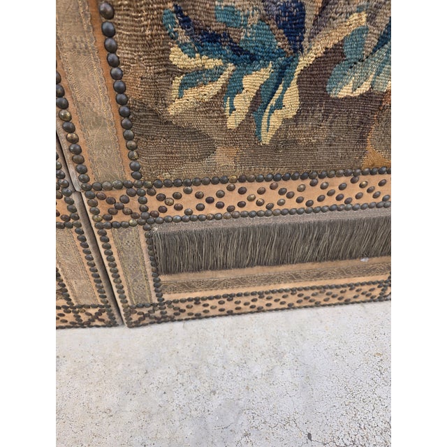 Mid 18th Century 18th Century French Tapestry Screen With Figures Picking Fruit For Sale - Image 5 of 13
