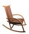Chic 1980's vintage Barcelona rocking chair, designed by Carlos Riart for Knoll, circa 1980's. This example features a...