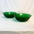 Glass 1940s Vintage Art Deco Boho Chic Indiana Glass Co Pressed Glass Serving Bowls - A Pair. For Sale - Image 7 of 9