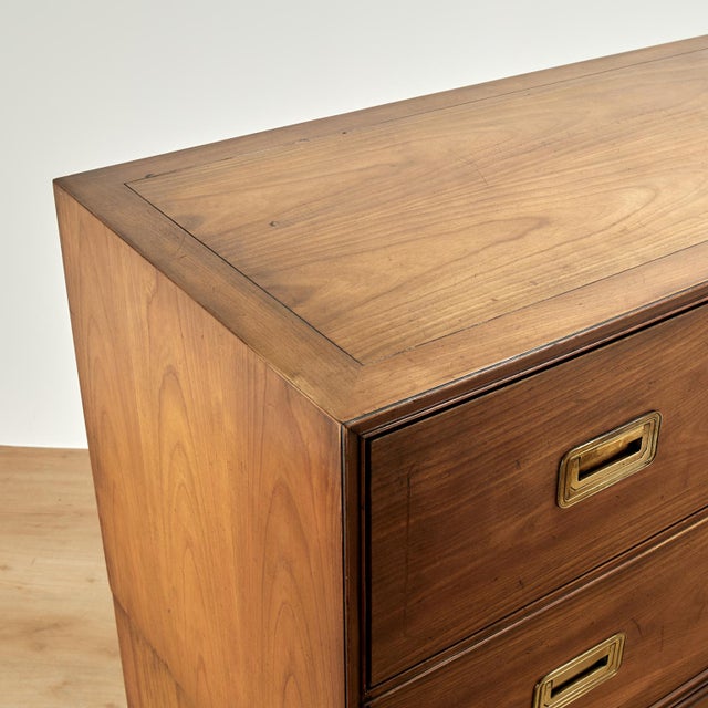 Vintage Campaign Chest of Drawers by Baker For Sale - Image 10 of 13