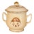 19th Century Creamware Lidded Bouillon Cup For Sale