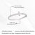 Modernist T Bar Cubic Zirconia Bangle Bracelet in 925 Silver - Anniversary Gift For Sale - Image 9 of 12
