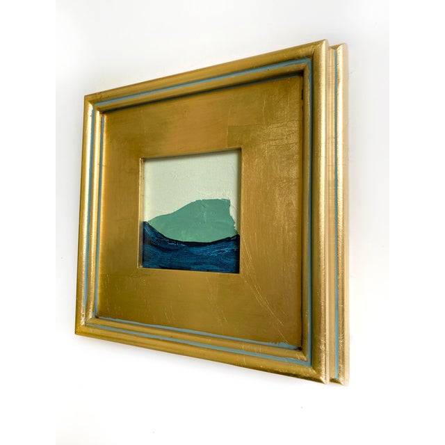 2020s "Horizons" Pair of Framed Mini Paintings by Jessalin Beutler For Sale - Image 5 of 6