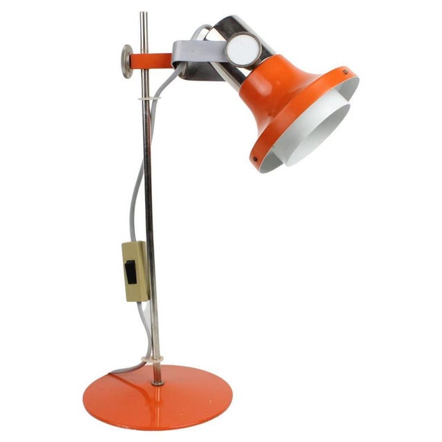 Vintage Table Lamp attributed to Pavel Grus for Kamenický Šenov, Czechoslovakia, 1960s For Sale - Image 14 of 14