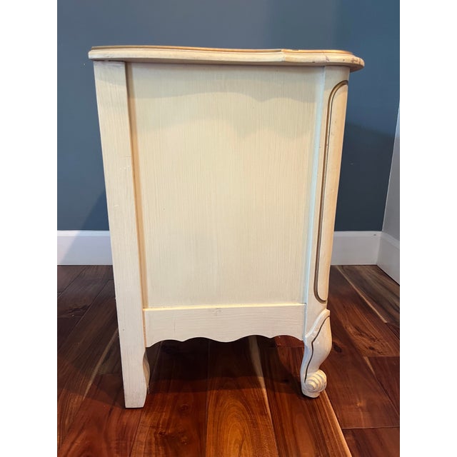 Vintage Henry Link French Country Provincial Two-Drawer Nightstand For Sale In Los Angeles - Image 6 of 6