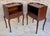 Pair of Louis XV Style Bedside Tables with Drawer, Mid-20th Century For Sale - Image 9 of 11