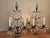 Exquisite Pair of Vintage Crystal Girandole Candelabra 5 Light Mantel Garnitures For Sale - Image 10 of 18
