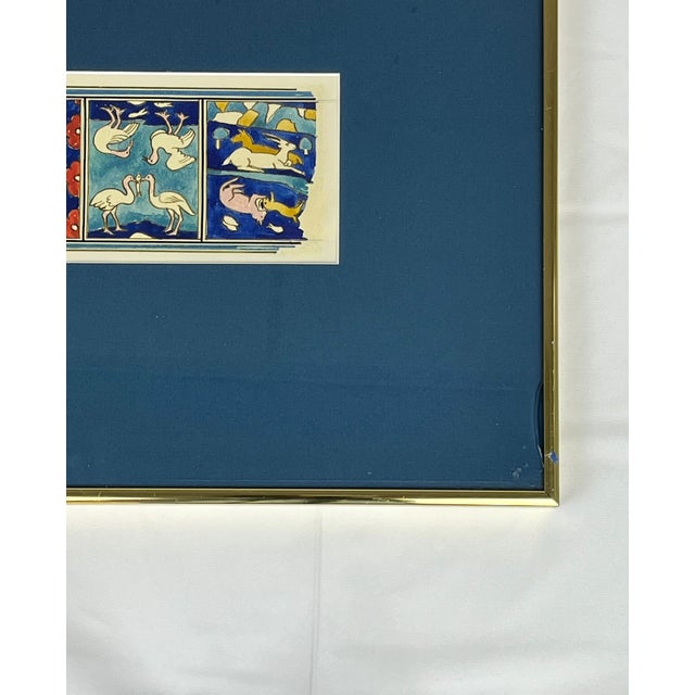 Persian Double Mat Wallpaper Boarder Proof For Sale - Image 3 of 5