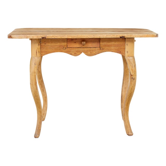 19th Century Rococo Revival Swedish Side Table, 1840s For Sale