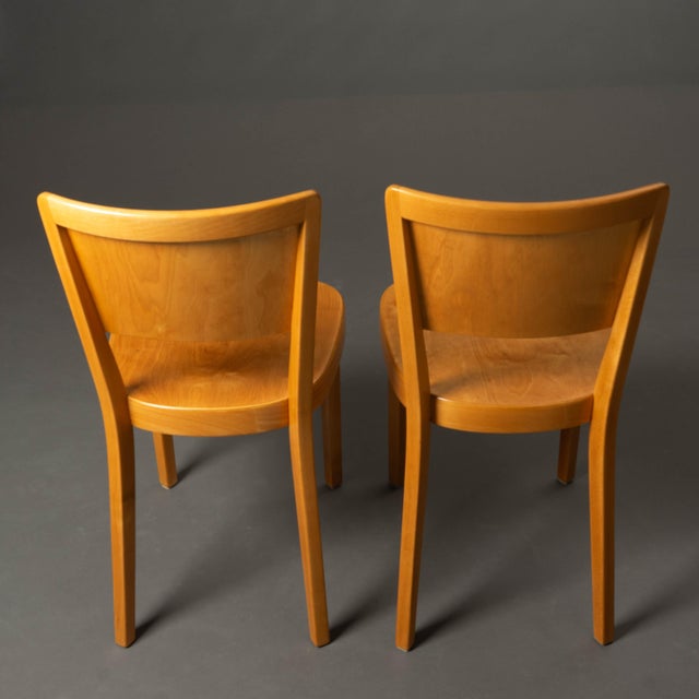 Chairs with Matching Table by Max Ernst Hafeli for Horgen-Glarus, 1920s, Set of 5 For Sale - Image 13 of 18