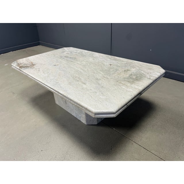 Vintage Marble Coffee Table, Italy, 1970s For Sale - Image 4 of 12