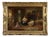 British Artist, Victorian Cottage Interior with Mother and Children, 1860-1870, Oil on Canvas For Sale