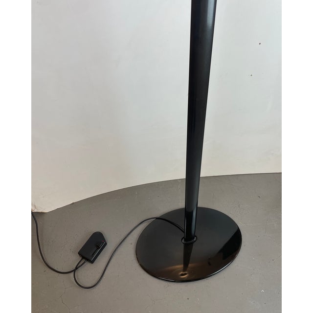 Black Tebe Floor Lamp by Ernesto Gismondi for Artemide, Italy, 1980s For Sale - Image 8 of 18