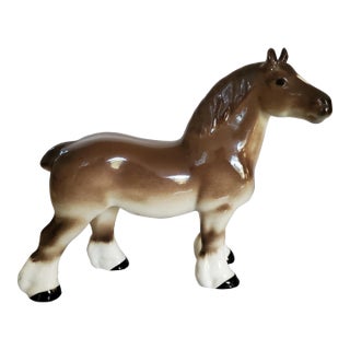 1970s Horse Figurine by Lomonosov For Sale