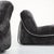 Beautiful Italian armchairs from the 1970s featuring an elegant tubular frame and smooth curves. The gray/black upholstery...