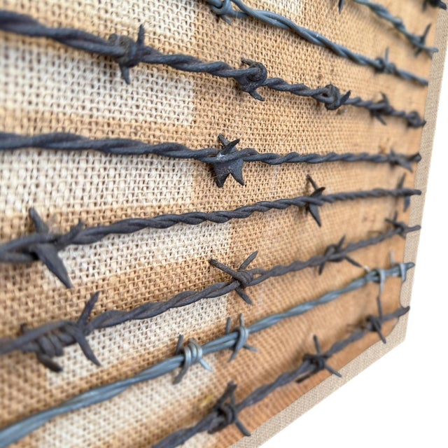 Collection of Mounted 19th Century American Barbed Wire Specimens For Sale - Image 9 of 17
