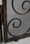 Gold French Country Wrought Iron 3 Panel Firescreen For Sale - Image 8 of 12