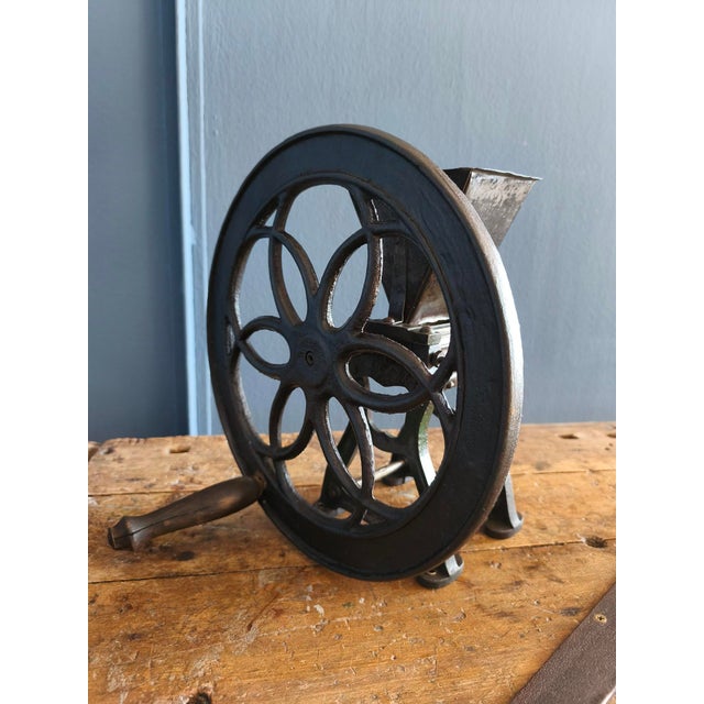 Black Large Poppy Seed Grinder, Late 19th Century For Sale - Image 8 of 17