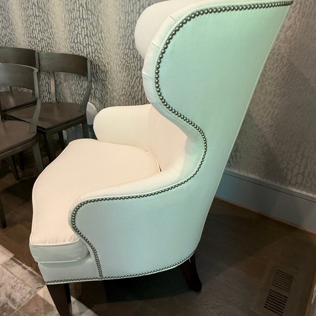 Ethan Allen Wilder Wing Chair For Sale - Image 13 of 14