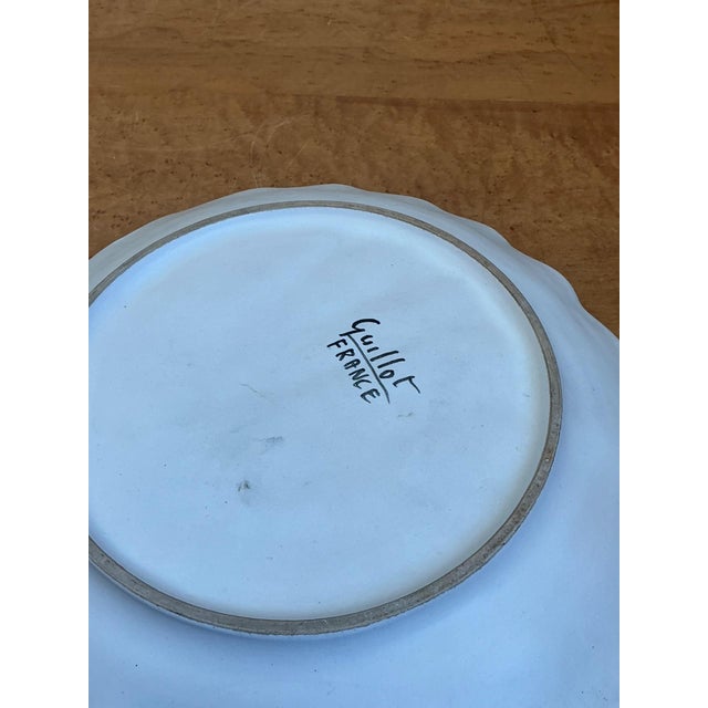 Vintage French Scallop Shell Ceramic Dish For Sale - Image 15 of 15
