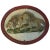 Antique Early 19th Century English Staffordshire George III Pearlware Prattware Oval Wall Plaque of Two Recumbent Lions Circa 1800 For Sale - Image 9 of 9