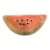 Sculpture Paperweight Italian Painted Alabaster Watermelon Signed 1950s For Sale